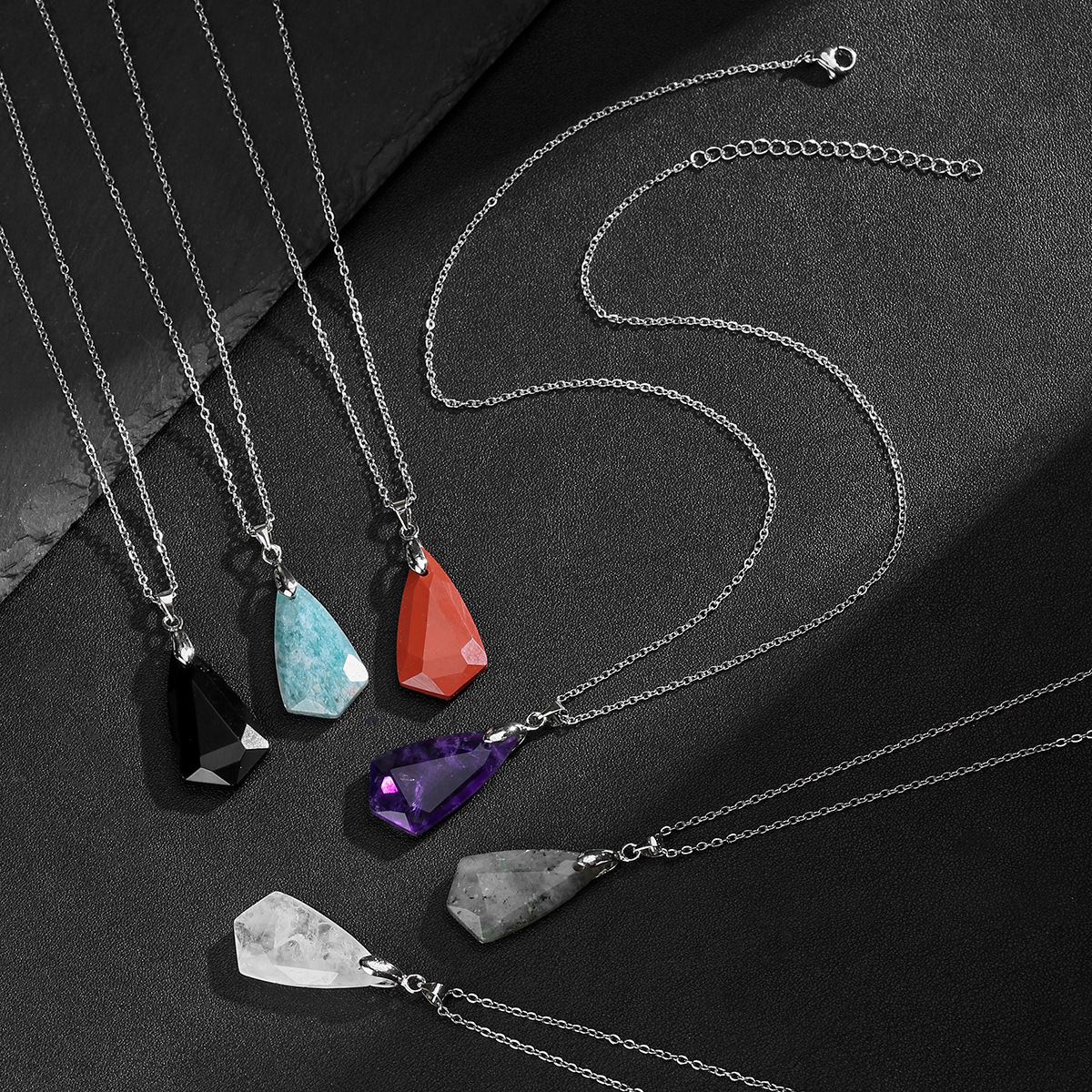 Buy Bohemian Natural Amethyst Faceted Pendant Necklace | Soul-Centered Jewelry for Peace & Enhanced Intuition | Kibo Space Jewelry Bohemian Natural Amethyst Faceted Pendant Necklace | Soul-Centered Jewelry for Peace & Enhanced Intuition - Image 8