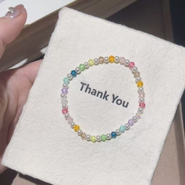 Handmade Multi-Color Faceted Gemstone Bracelet | Wearable Wellness Sparkle for Joy & Emotional Balance - Sacred A dopamine-boosting mix of colors | Kibo Space