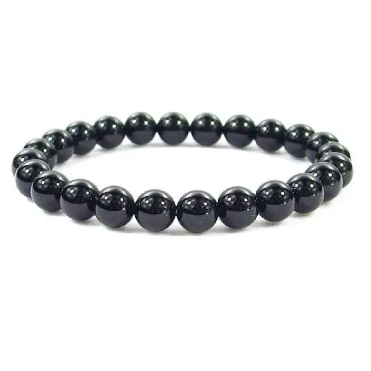 Buy Black Obsidian Anxiety Relief Bracelet – Protection, Calm & Energy Balance | Kibo Space Jewelry Black Obsidian Anxiety Relief Bracelet – Protection, Calm & Energy Balance - Image 7