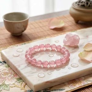 Madagascar Rose Quartz Bracelet by Kibo Space