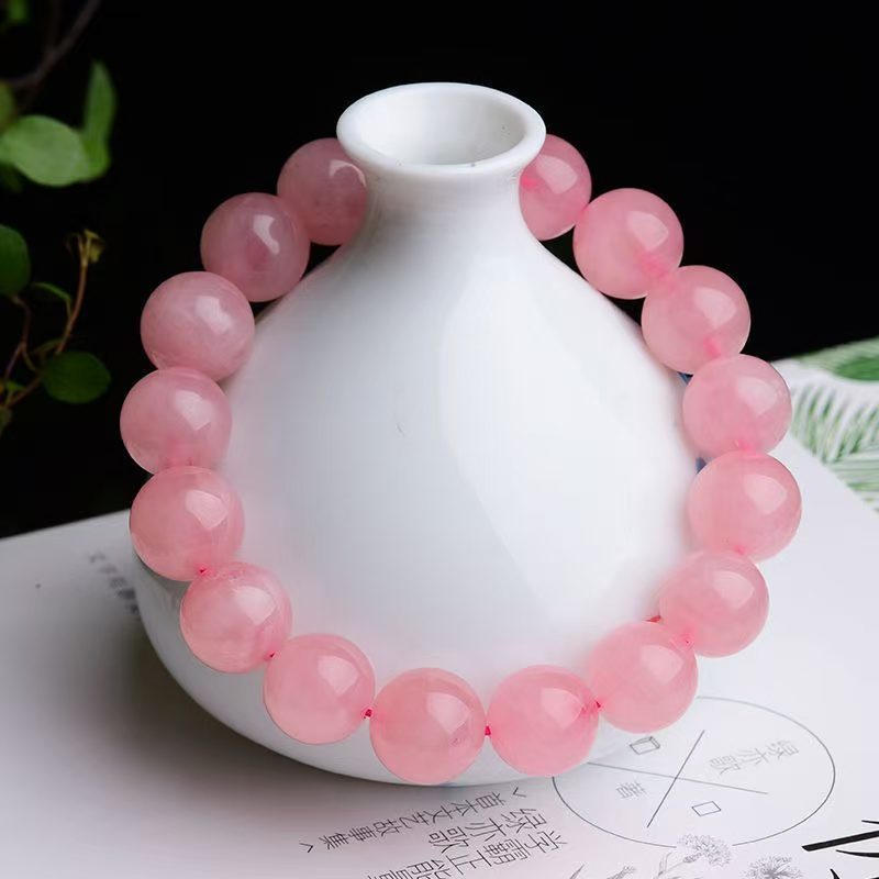 Buy Natural gemstone healing stone pink rose quartz round beads 6-12mm crystal bracelet | Kibo Space Jewelry Ae765fc32dffb4d6b99d9bb72a3611ebbI crystal bracelet