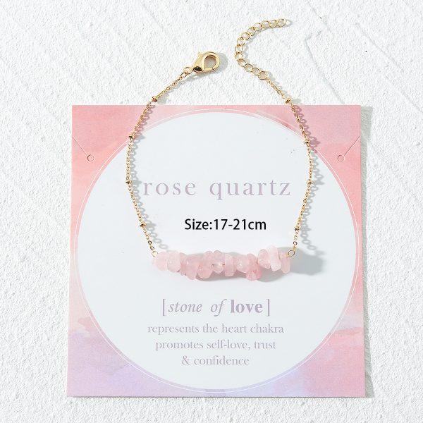 Natural Pink Crystal Stone Bracelet | Heart Chakra Healing | Minimalist Soul-Centered Jewelry - Sacred Nurtures profound emotional well-being and | Kibo Space